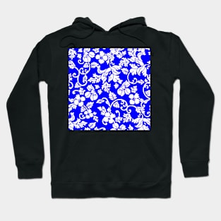 Blue and White Hoodie